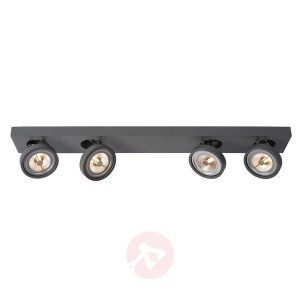 4-punktowy spot sufitowy LED Nenad, szary