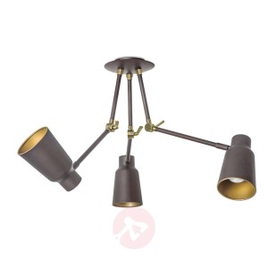 Trójramienna lampa sufitowa Funk