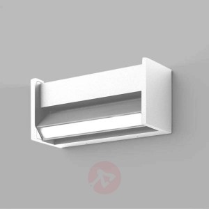 Nowoczesny kinkiet zewnętrzny LED Slat, biały
