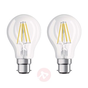 OSRAM żarówka LED B22d Classic 827 7W 2 szt.
