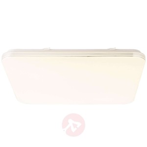 Lampa sufitowa LED Ariella biała/chrom, 54x54 cm