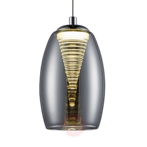 Lampa wisząca LED Metropolis dymione szkło 1-pkt.