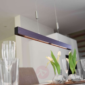 Lampa wisząca LED Nora w formie belki, 78 cm