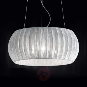 Fascynująca tekstylna lampa wisząca Amaru, 45 cm