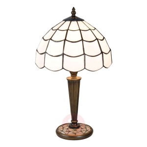 Lampa stołowa Wiebke w stylu Tiffany