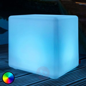 Fascynująca dekor. lampa zewn. LED CUBE Pro Accu