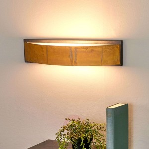 Ekskluzywna lampa ścienna LOLA brązowa