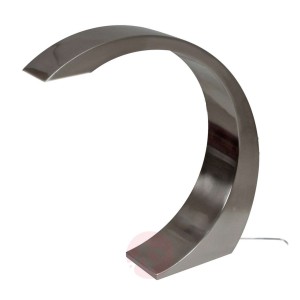 NAMI - nowoczesna lampa stołowa LED, 33 cm, szara