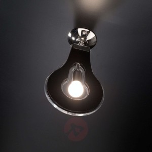 Oryginalna lampa sufitowa Flat czarna
