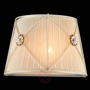 Lampa ścienna Lea z kryształowymi kwiatami