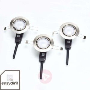 Lampy wpuszczane LED Easydim Honor, 3 szt. (kpl.)