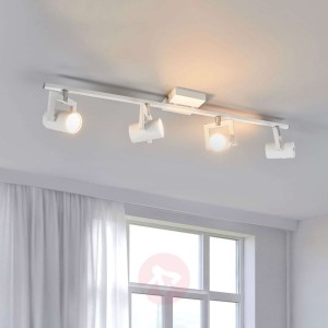 Biała lampa sufitowa LED Sulamita, 4-punktowa