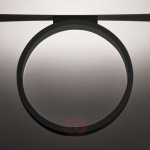 Czarna lampa sufitowa LED Assolo, 43 cm