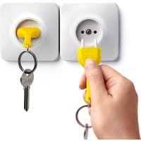 Zestaw breloczek i wieszak na klucze Unplug Yellow