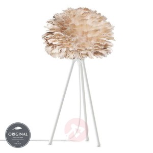 UMAGE Eos micro lampa stołowa pióra brązowa