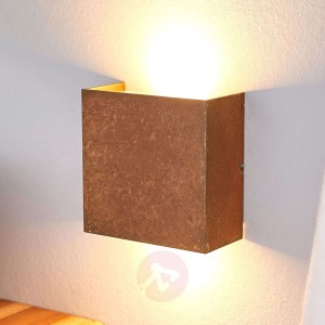 Rdzawy kinkiet LED Mira, made in Germany