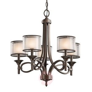 5-punktowy żyrandol Lacey