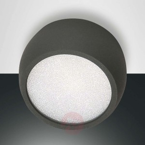 Okrągły downlight LED Vasto, antracytowy
