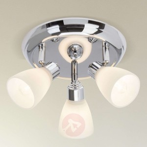 Kensington - trzyramienna lampa sufitowa, chrom