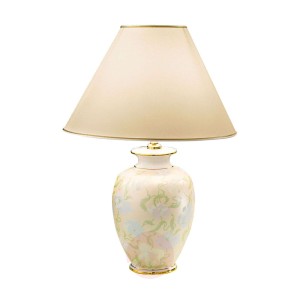 Lampa stołowa Giardino Perla, malowana, Ø 30 cm