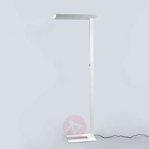 Lampa biurowa LED Logan, biała, ściemniacz, 4 000K