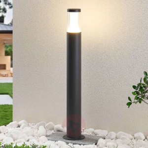 Słupek oświetleniowy LED Amily, ciemnoszary, 70 cm