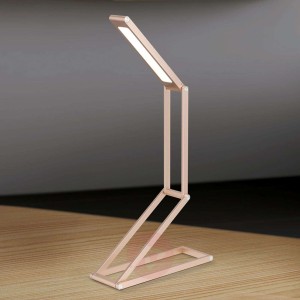 Lampa stołowa LED Falto z akumulatorem złota