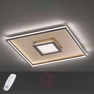 Lampa sufitowa LED Bug kwadratowa, rdza 60x60cm