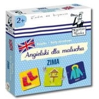 Kapitan Nauka Angielski dla malucha Zima (Książeczka + karty obrazkowe)