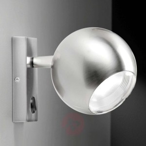 Elegancki kinkiet LED Bo-La, nikiel