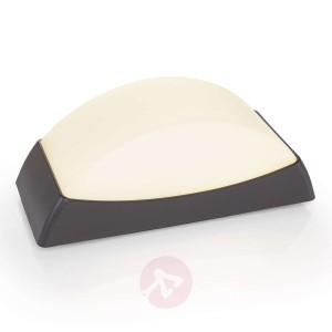 Kinkiet zewnętrzny LED Alaxey, IP65, ciemnoszary