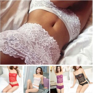 Sexowny gorset - bielizna nocna - rozmiar M -biały