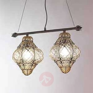 Ręcznie wykonana lampa wisząca CLASSIC 2-pkt.