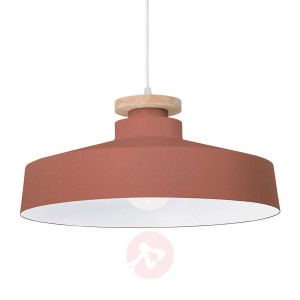 Perfekcyjna lampa wisząca Nube w kolorze ceglanym