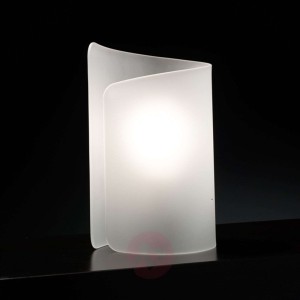 Nastrojowa lampa stołowa Papiro satynowa