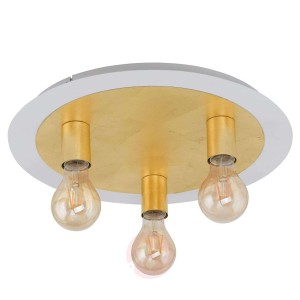 Lampa sufitowa LED Passano 3-punktowa złota
