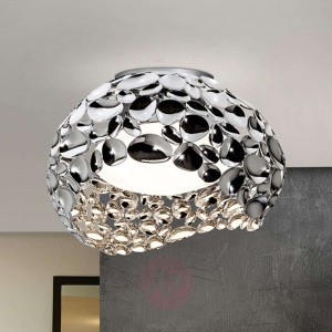 Lampa sufitowa LED Narisa, Ø 46 cm, chrom