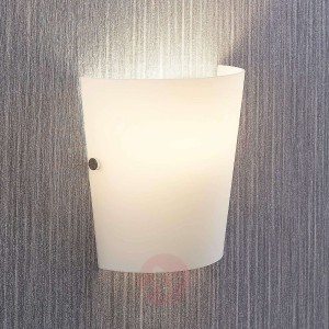 Szklana lampa ścienna Calpurnia