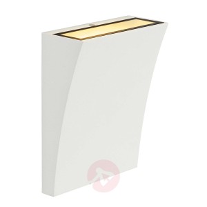 Piękna lampa ścienna DELWA WIDE, biały