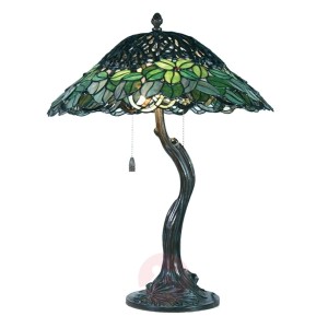 Wyjątkowa lampa stołowa Jamaica styl Tiffany