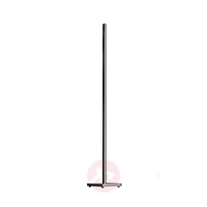 Czarna lampa stojąca LED Orix z pilotem 150 cm