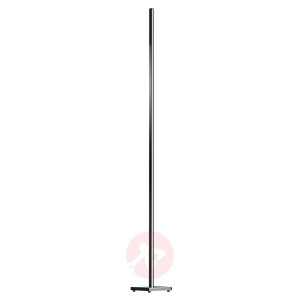 Czarna lampa stojąca LED Orix z pilotem 180 cm