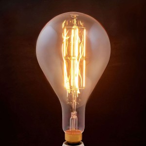 E27 żarówka filament LED 8W 1 900 K amber gruszka