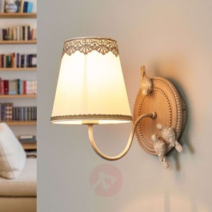Bouquet - lampa ścienna ze ślicznym obszyciem