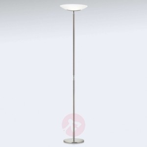 Lampa LED oświetlająca sufit Mika, nikiel-chrom