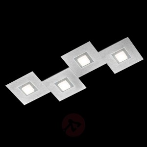 GROSSMANN Karree lampa sufitowa 4pkt 80x30cm tytan