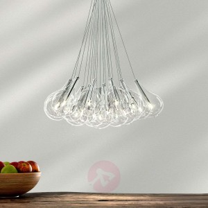 Lampa wisząca Drop, 19-punktowa