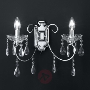 Stylowa lampa ścienna Arizona chrom