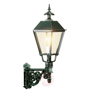 Gustowna lampa ścienna zewnętrzna M43, zielona