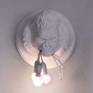 Karman Ugo Rilla - designerska lampa ścienna biała